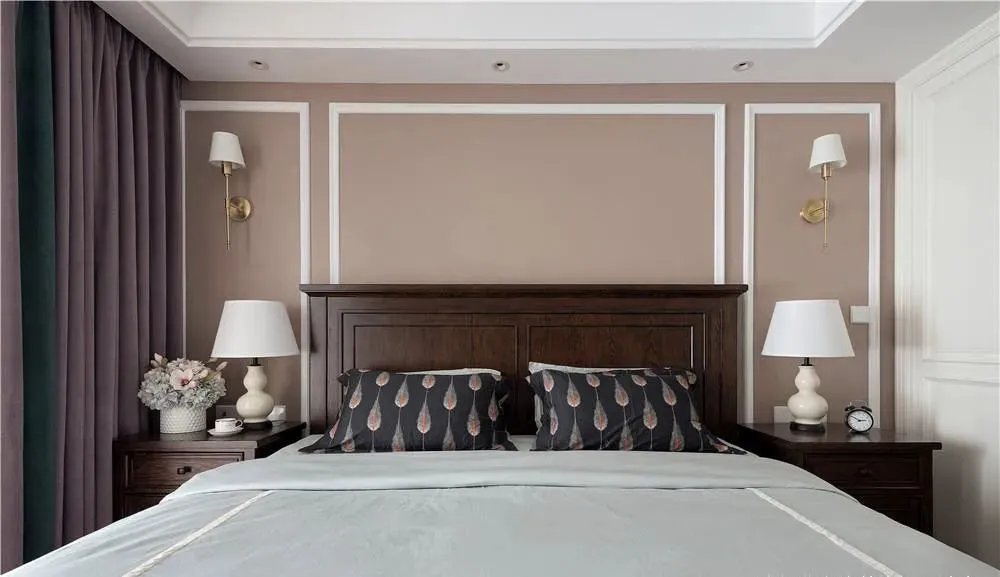 133㎡现代美式风，裸粉色彩搭配，清新淡雅很有格调！