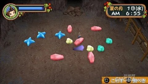 PSP《牧场物语：蜜糖村和大家的心愿》矿场攻略