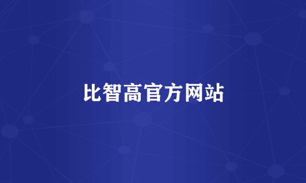 比智高官方网站
