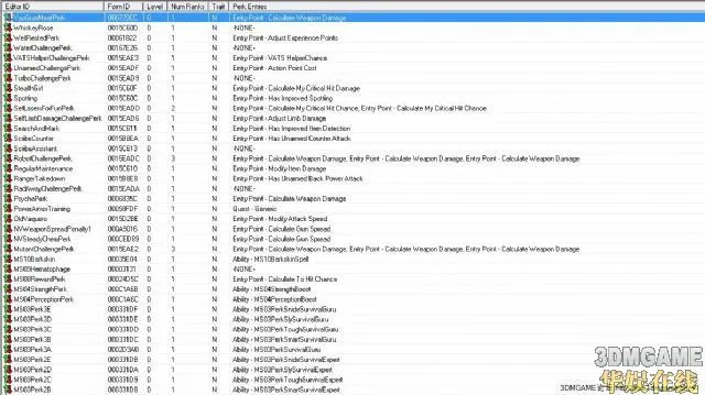 辐射新维加斯全控制台代码解析 辐射新维加斯作弊码