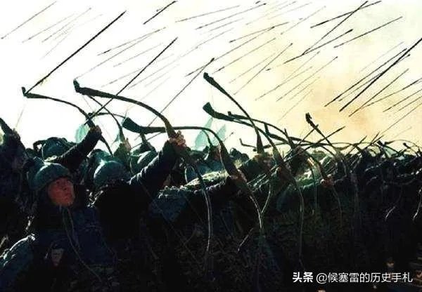 在古代战争中军队是怎么指挥弓箭手向敌人的军阵中放箭的？