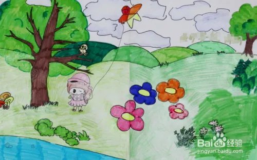 清明节儿童画怎么画？