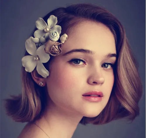 短发新娘造型图片大全 2017短发新娘发型有哪些