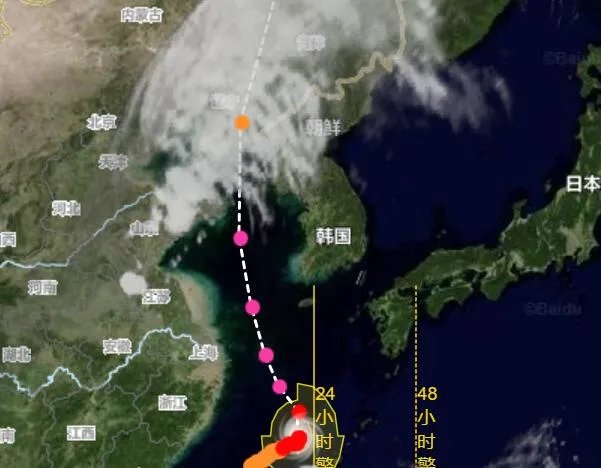 台风路径实时发布系统8号路径图 台风“巴威”路径图实时更新