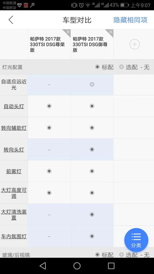 大众全新帕萨特中配多少钱？