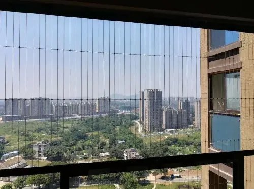 隐形防盗网多少钱一平304钢丝