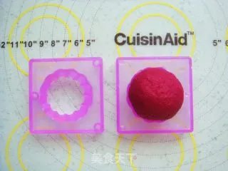 莲蓉花朵和果子