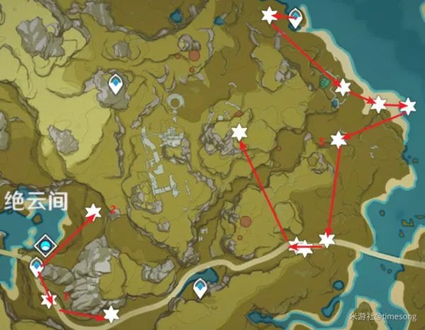 《原神》1、2星圣遗物每日收集路线 狗粮怎么刷