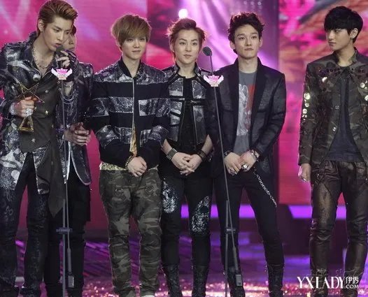 音乐风云榜新人盛典exo来袭EXO、TFBOYS同台