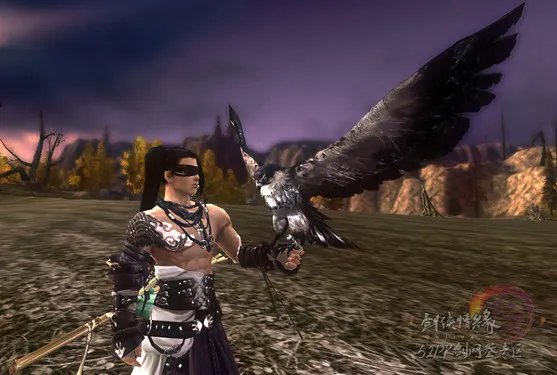 剑网3丐帮宠物隼五种外观游戏实景截图整理