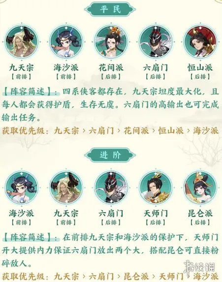 《武林闲侠》九天宗怎么样 武林闲侠九天宗技能介绍