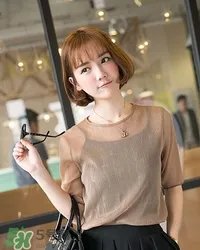 内扣梨花头短发_梨花头短发发型图片