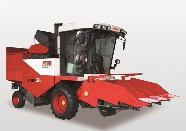 春雨收割机玉米三行2018年价位多少？