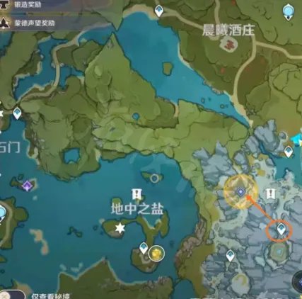 原神雪山勘测信标位置