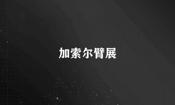 加索尔臂展