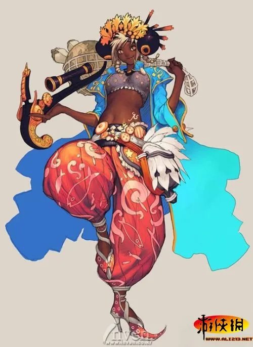 《创世纪战4》角色原画集曝光 颇具金亨泰风格