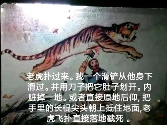 滑铲杀虎表情包大全