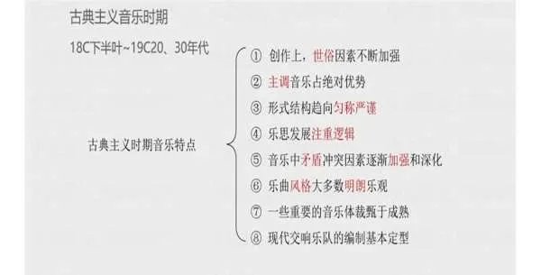 古典主义时期如何划分，其音乐特点是什么