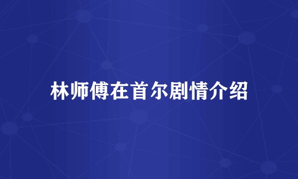 林师傅在首尔剧情介绍