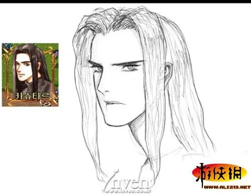 《创世纪战4》角色原画集曝光 颇具金亨泰风格