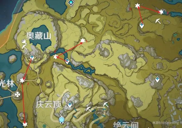 《原神》1、2星圣遗物每日收集路线 狗粮怎么刷