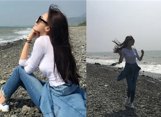 女主持人沈梦辰晒看海照片 网友大赞“身材真好”