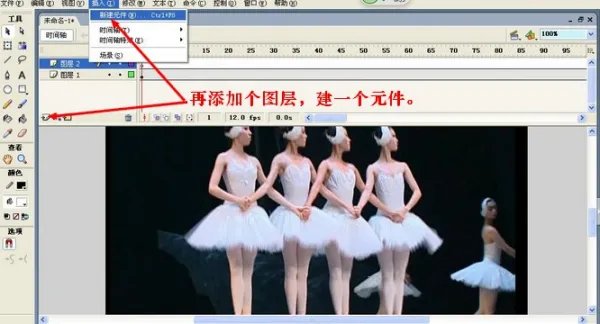 怎么用一个视频做成flash动画