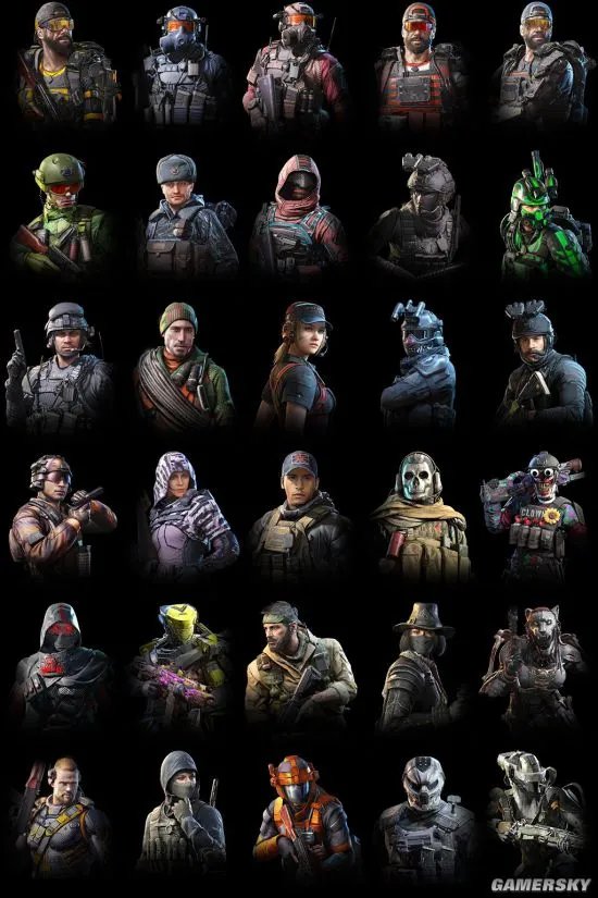 使命召唤手游第12赛季全新增人物皮肤曝光 共计30新增人物皮肤