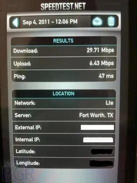 LTE下行速度29Mbps 双核霸者HTC Holiday曝
