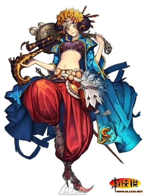 《创世纪战4》角色原画集曝光 颇具金亨泰风格