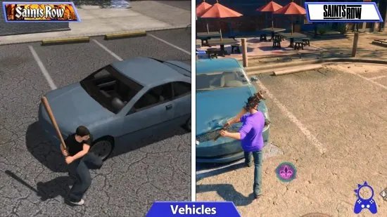 《黑道圣徒》重启与《黑道圣徒1》对比：画质提升、老味道没变