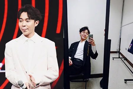 吴青峰复出发长文被围观 微博晒照穿竖条纹上衣表情超可爱