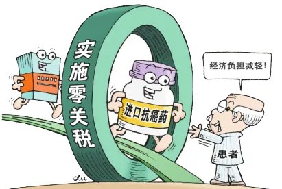 我国什么时间取消抗癌药的进口关税？