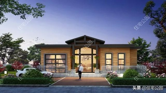 求农村120平一层小别墅设计图？