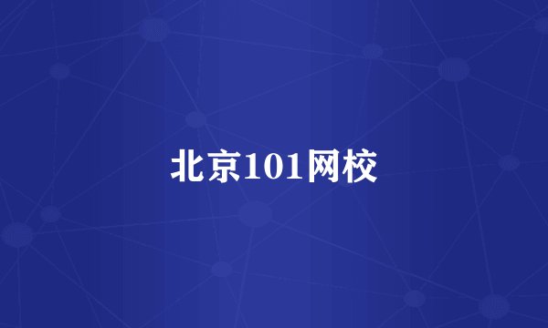 北京101网校