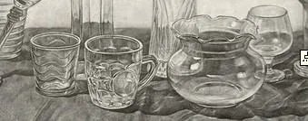 怎么画香水瓶素描图啊，给几张图片最好