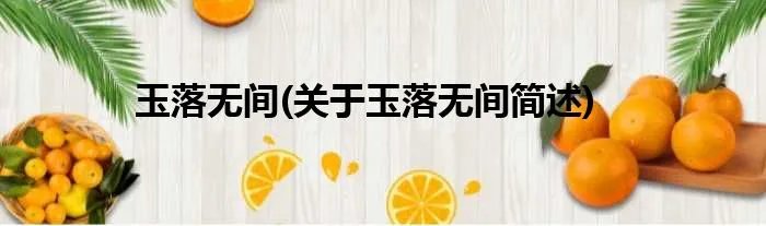 玉落无间(关于玉落无间简述)