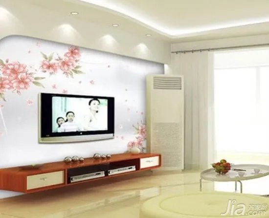 电视背景墙墙绘