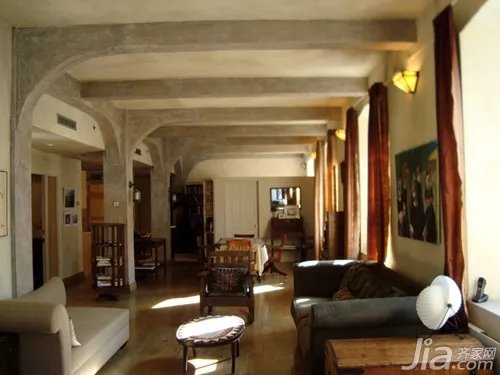 大厅有横梁装修设计该怎么办？