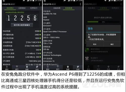 华为P6跑分是多少？