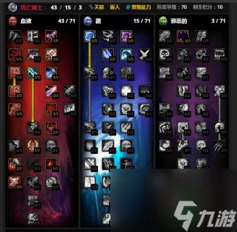 dk练级天赋雕文加点推荐 魔兽世界怀旧服dk练级天赋怎么加点