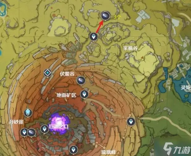 原神夜泊石在哪里采集 夜泊石采集地点与路线推荐
