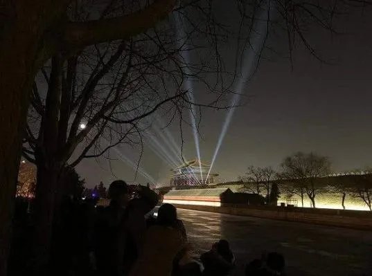 故宫灯光秀未取消 预约观众放心大胆的去