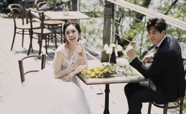 秋瓷炫婚纱照曝光：诠释了什么叫做美如画