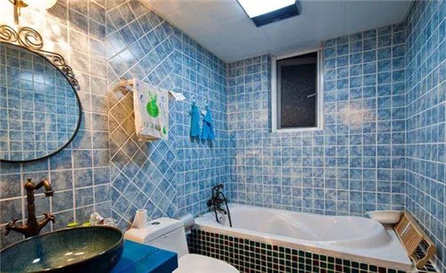 卫生间瓷砖装修效果图 小卫生间瓷砖颜色搭配也是有讲究的