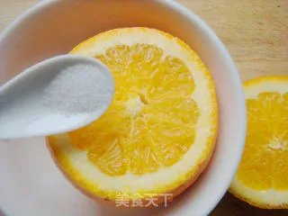 盐蒸橙子