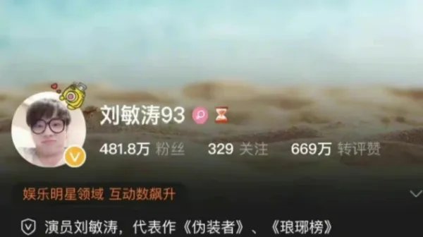 刘敏涛把微博头像换成了华晨宇的丑照，刘敏涛为何这么做？