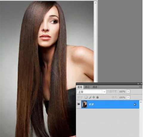 PS如何把头发P得真实些