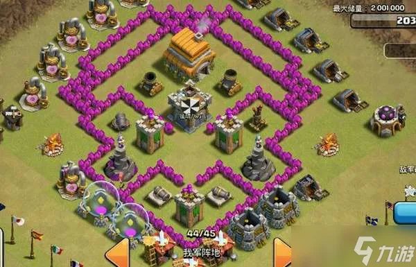 部落冲突六本最强阵型怎么布阵