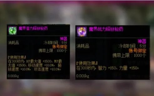 《dnf》代币券购买物品一览